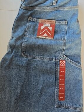 Signature by Levi Strauss Carpenter Jeans Men 40x32 NWT Relaxed Workwear